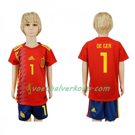 Spanje De Gea 1 Kind Thuistenue WK voetbal 2018 Spanje De Gea 1 Kind Thuistenue WK voetbal 2018